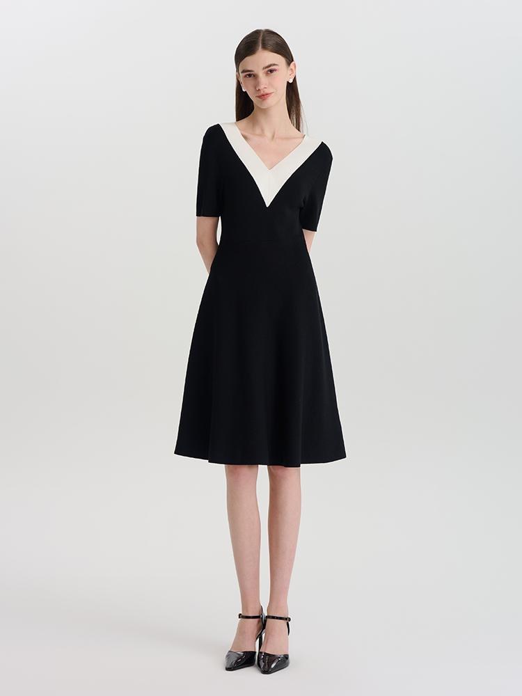 Solid Color O - Neck Sleeveless Tassel Knee Women Midi Dress