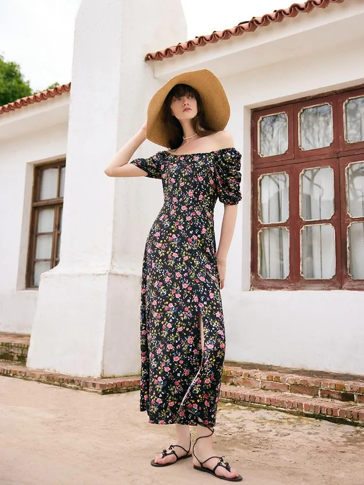 floral maxi dress singapore Boho Floral Maxi Vacation Dress | Bohemian, Hippie & Gypsy Fashion