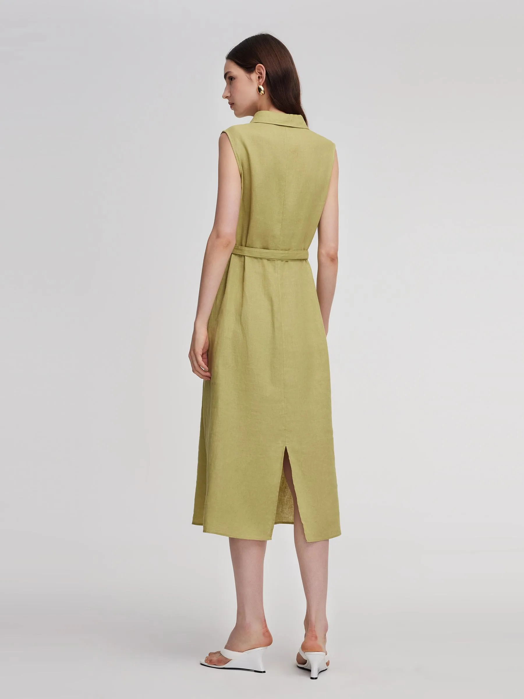 linen dress singapore Buy Ora Block-Printed Floral - Ivory Worldwide 100% Linen Sleeveless Women Maxi